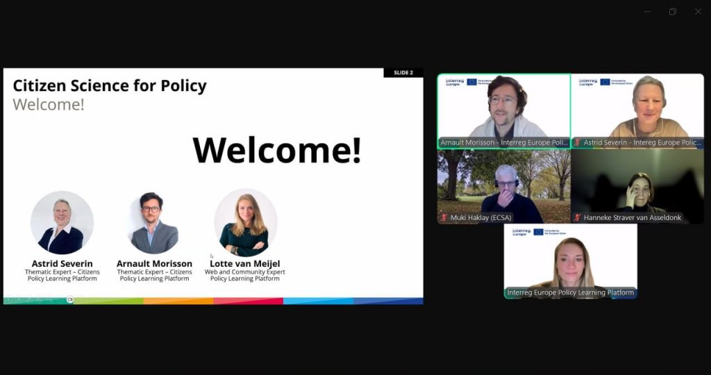 Image for: Участь студентів у вебінарі «Citizens science for policy» в рамках вивчення дисципліни «Інформаційне суспільство та електронна держава»